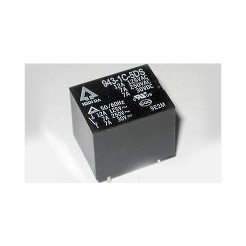 20pcs PCB Relay Coil 5V DC Contact 7A 943-1C-5DS