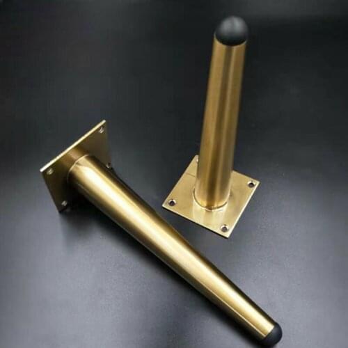 4PCS Golden Stainless Steel Sofa Legs Cupboard Cabinets Furniture Feet Stand