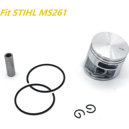 44.7mm Piston Ring Pin Circlip Kit Fit STIHL MS261 MS261C MS 261 261C Chainsaw Engine Rebuild Replace Part 1141 030 2012