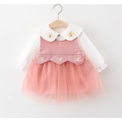 5 pieces/lot) 2021 New Arrival Girls Fall Dress 062209