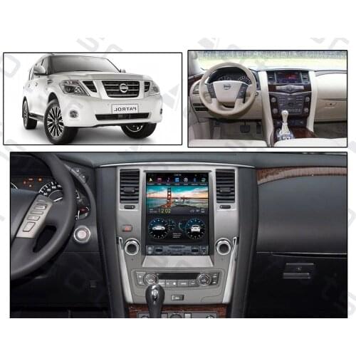Aotsr Tesla 12.1“ Android 8.1 Vertical screen Car DVD player GPS Navigation For NISSAN Patrol 2010-2018 low version carplay