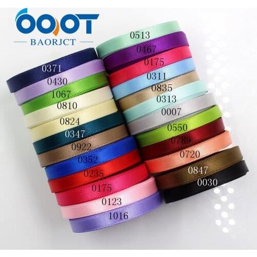 OOOT BAORJCT J-181219-D6mm 6mm 100yards Solid Color satin ribbons,DIY materials clothing accessories,jewelry wedding packaging