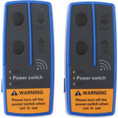 2pcs Wireless Winch Remote Control Kit for Truck Jeep 7000-15000lbs Winch