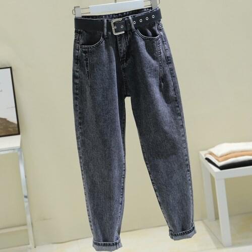 2021New Straight Jeans Women Mom Jeans Casual Loose Denim Long Pants Vintage High Waist Large Size Streetwear Female Trousers