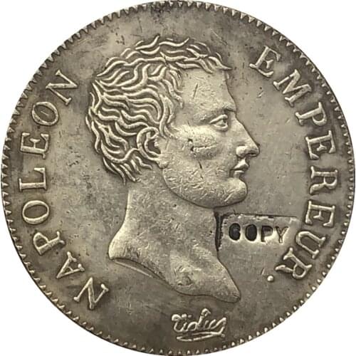 France napoleon I 1806 A 2 Francs coins copy