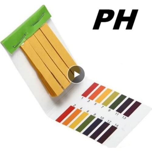 80 Strips/pack PH 1-14 Litmus Paper PH Tester Papers Universal Indicator Paper Test For Water Aquarium PH Meters Indicator New