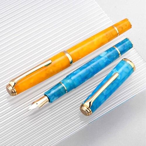 Hongdian N1 fountain pen Tianhan acrylic high-end calligraphy pen business office student special gifts pen ink pen