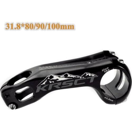 KRSCT New CNC bicycle stem road mountain bike stem mtb 20 degree 28.6*31.8mm *80/90/100mm cycling bike parts