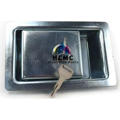 Excavator parts Side door lock cover hydraulic pump door lock YN21C04959P1 For KOBELCO side cover lock