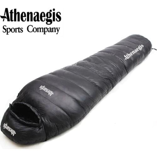 Athenaegis White Goose Down 3000G Filling Can Be Spliced Adult Winter Sleeping Bag Sac De Couchage Slaapzak Lazy Bag