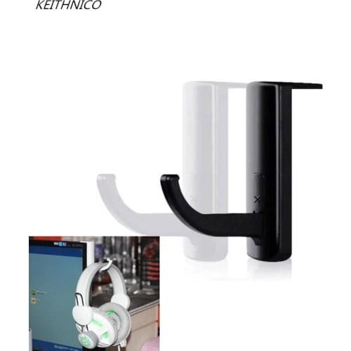 1PC Headset Stand Holder Rack Universal Headphone Hanger Stand Hook Wall Hook PC Monitor Display Stand