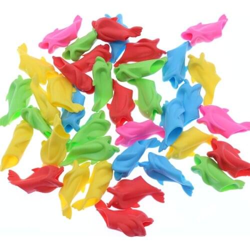10pcs Preschool Children Students Hold Pens Learn Writing Corrections Writing Tools Silicone School Office Stationery