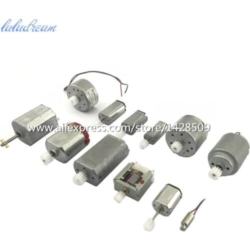 12 pcs different Micro mini Motors with gear For DIY Motor Scientific Experiments Technology Teaching Making