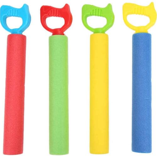 4 Pcs Water Gun Kids Summer EVA Foam Squirt Beach Toys Spray Pistol Waterpistool Children Outdoor Game Watergun Cannon Shoot Toy