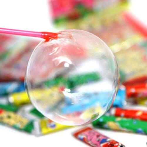 5PCS Novelty fun Soft plastic slime bubble Magic bubble Large Balloon Blowing Big Bubble Magic Props Children Toys gift
