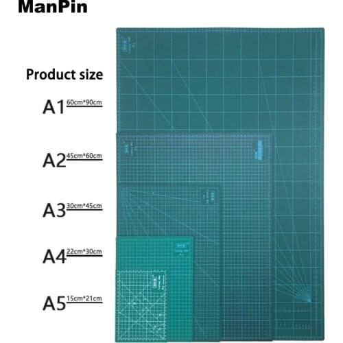 A2 A3 A4 A5 PVC Cutting Mat Table Mouse Pad Sculpture Manual Home Work DIY Board Patchwork Tools Double-Sided Durable White Core