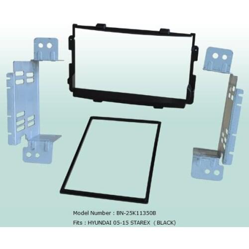 Car Fascias 2 Din Audio Panel Frame Dash Kit For Hyundai Starex H-1 2005 2006 2007 2008 2009 2010 2011 2012 2013 2014 2015