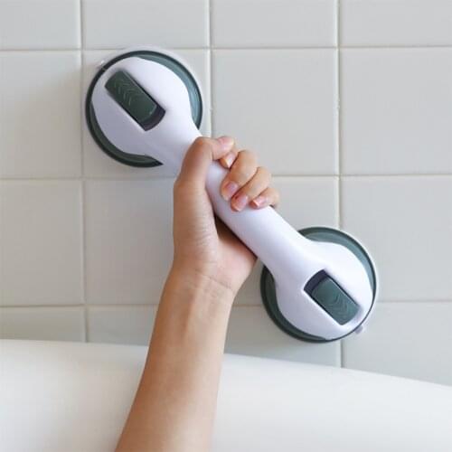 Safety Helping Shower Handle Anti Slip Support Toilet Bathroom Safe Grab Bar Handle Vacuum Sucker Suction Cup Handrail