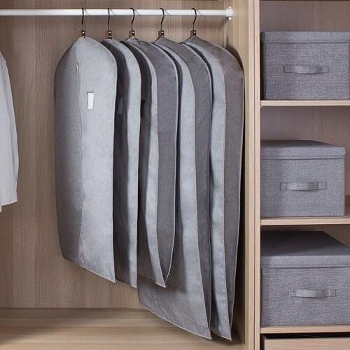 Clothes Cover Dust Bag Garment Bag Protector De Ropa Armario Coat Dress Suit Case Cover Wardrobe Hanging Clothing Storage