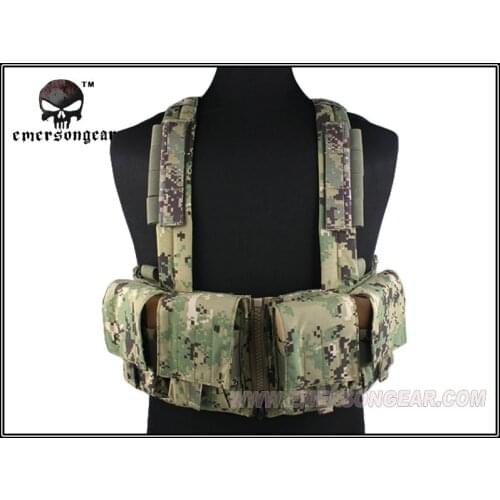 EMERSONGEAR LBT1961K Style 7.62 Tactical Chest Rig Airsoft Combat Molle Vest EM2978 AOR2 EM2978B