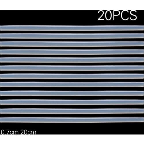 20Pcs Hot Melt Glue Translucence Sticks Adhesive for Electric Heating Glue Gun Furniture Craft Hobbies DIY Repair Tool 7mm*200mm