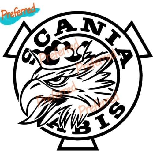 Creativity Scania Eagle Decal Motocross Racing Laptop Helmet Trunk Wall Vinyl Car Sticker Die Cutting Waterproof PVC