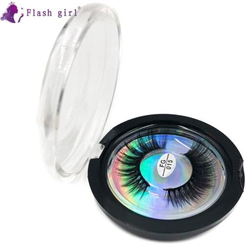 Hot Selling FG015 High Grade 3D Mink Reusable False Eyelashes Thick Full Strip Lashes 100% Handmade Fake Eyelash For Eye Beauty