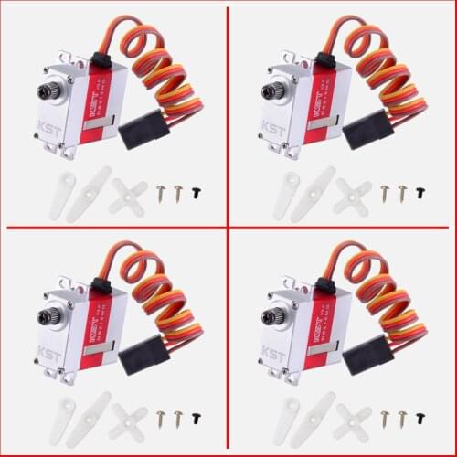 4PCS KST DS215MG V3.0 Digital Metal Gear Mini Servo Motor For 380 450 480 500 RC Helicopter