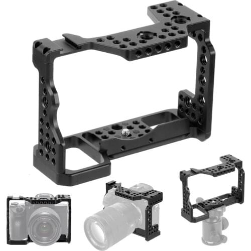 Aluminum Alloy Quick Release Camera Cage For Sony A7RIII/A7MIII/A7III SLR DSLR Camera Mount Tripod Bracket Photography Accessory