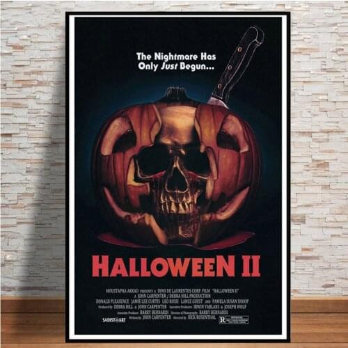 Gift Halloween Michael Myers Classic Horror Movie Collage Poster Prints Painting Art Canvas Wall Pictures Living Room Home Decor