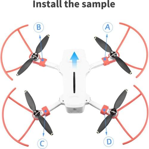Apply to FIMI X8 MINI Drone RC Quadcopter Collision protection ring Accessories Spare Parts Quick-Release Protective Paddle