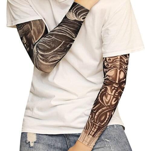2021 New Arm Sleeves UV Protection Outdoor Golf Sports Hiking Riding Arm Tattoo Sleeve Full Arm Warmer Riding Equipment