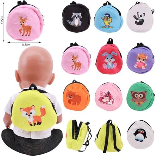 Doll Bag Dsiney Belt Shoulder Bag Cartoon Minnie Chest Bag Handbag Cartoon For 18 Inch American&43 CM Reborn Baby New Born Doll