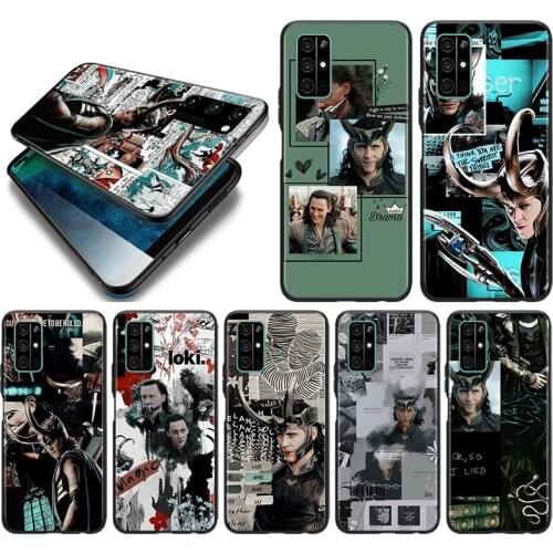 Marvel Avengers Loki Silicone Cover For Huawei Honor 10i 10 9C 9A RU 9X 9N 9S 9 Pro Lite Play 3E V9 Black Phone Case