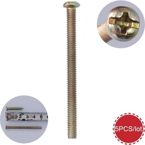 5PCS/lot Lengthened Screws 50mm*3.8mm Quality Copper Material