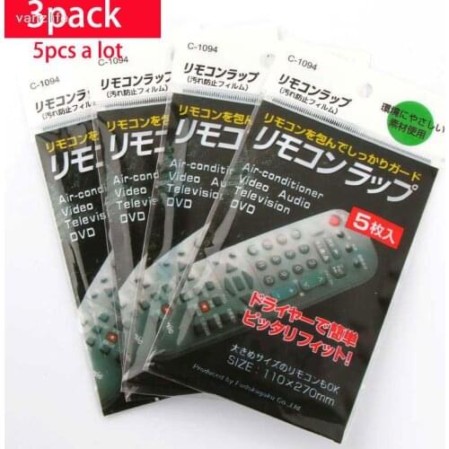 Vanzlife TV remote control protective film heat shrinkable remote control film protective film control sleeve protective sleeve