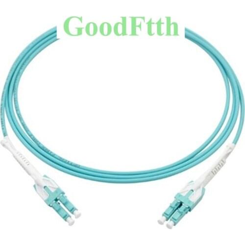 Fiber Patch Cord Jumper LC-LC OM3 Duplex Uniboot with Pulling Tab Rod GoodFtth 20-100m