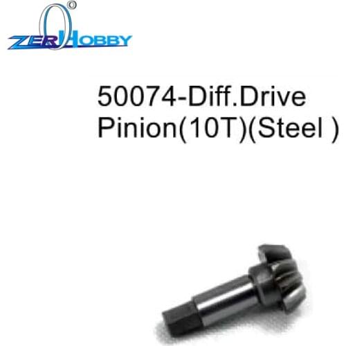 HSP RACING RC CAR SPARE PARTS ACCESSORIES 50074 DIFF. DRIVE PINION 10T STEEL FOR 1/5 GAS CARS 94050 94051 94054 94054-4WD