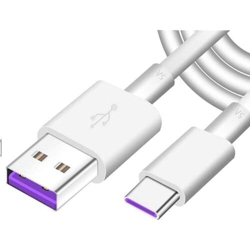 5A Supercharge USB Type C Cable Super Charging Cord Compatible with Huawei P30, Samsung Galaxy S8 Plus Note 10 Sony XZ, LG V20