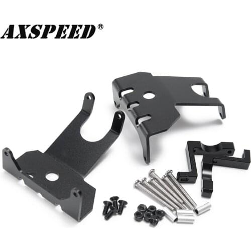 AXSPEED RC Car Chassis Armor Axle Protector Skid Plate for 1/10 RC Crawler Axial Wraith 90018 Front Rear Axle Protector Plate
