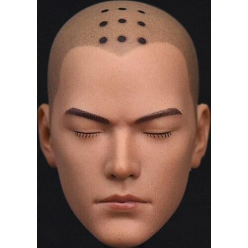 1/6 Holy Monk Head Carved Asura Fight Gods Series Male Head For 12" Man Figure