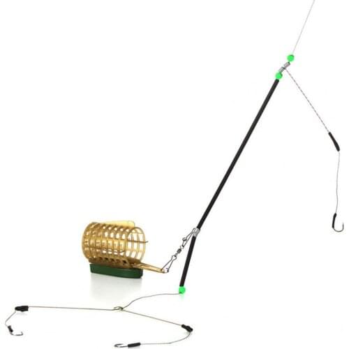 1 Set String Fishing Group with Three Hooks Strong Construction Metal Travel String Fishing Accessories for Fishing Lovers