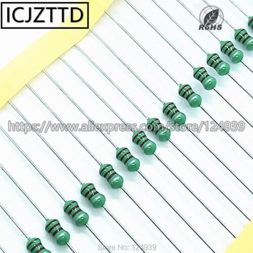 100PCS Original 33UH 330K 39UH 390K 47UH 470K 56UH 560K 0307 Inductors 1/4W 0.25W Color Ring Inductance Circle Power Inductor