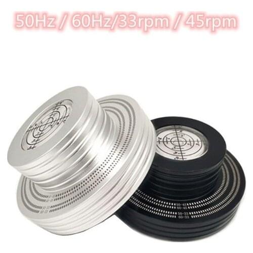 Aluminum Record Stabilizer Turntable Bubble Level LP Vinyl Disc Stabilizer