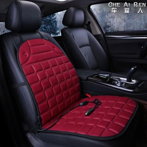 CHE AI REN winter Heated Car Seats 12V Universal Heated Cushion For Land Rover Nissan Kia Benz