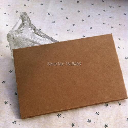 Free shipping blank 350gsm kraft paper postcard envelope 15.5x10.2x0.7CM/gift packing box/card packing box/packing tags 40 pcs