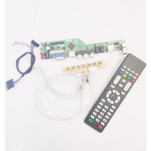 For LTN156AT05-S01 WLED 15.6" LVDS 1366*768 LCD screen 40-pin HDMI-Compatible/VGA/AV/Audio/RF/USB TV53 controller board