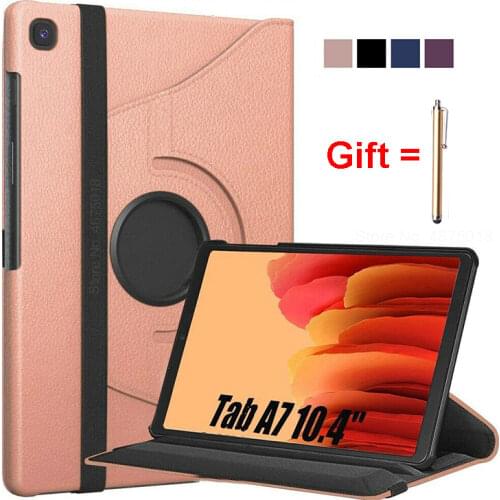 For Samsung Galaxy Tab A7 10.4 (2020) Case Stand Cover 360 Rotating SM-T500 SM-T505 SM-T507 Cover Tab A 10.1 inch T510 T515 Capa