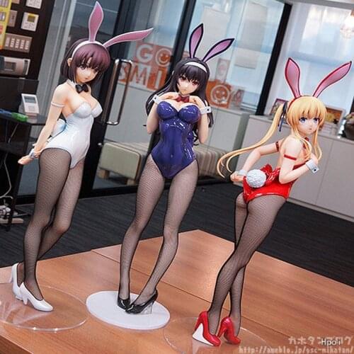GZTZMY Anime Saenai Heroine No Sodatekata Kasumigaoka Utaha FREEing Bunny Girl Sexy girls PVC Action Figures toys Anime Toy gift