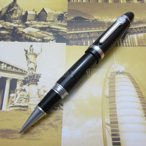 JINHAO Black Gloss international standard Big roller ball pen JH1059